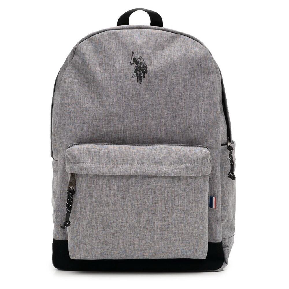 U.S. Polo Assn. Unisex Classic Dome Backpack 18” Grey Padded Laptop Sleeve NWT